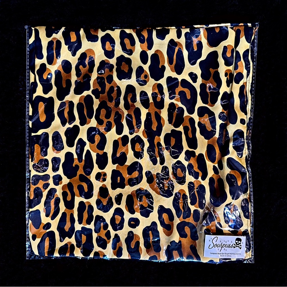 Sourpuss Leopard Hair Scarf